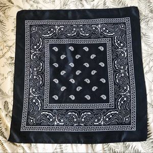 Black paisley bandana/scarf